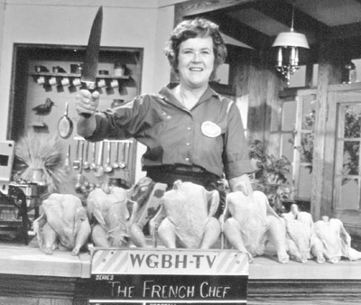 Julia Child as "The French Chef"