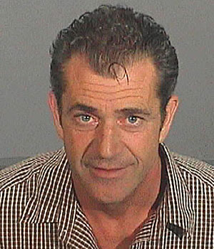 Mel Gibson's booking photo from July 2006.