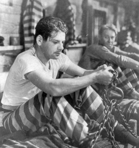 Paul Muni in a scene from "I Am a Fugitive From a Chain Gang."