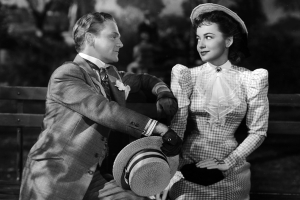James Cagney and Olivia de Havilland in "The Strawberry Blonde."