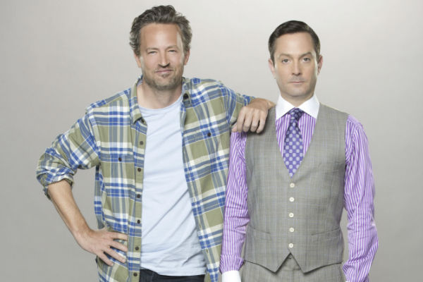 Matthew Perry, left, and Thomas Lennon star in "The Odd Couple."