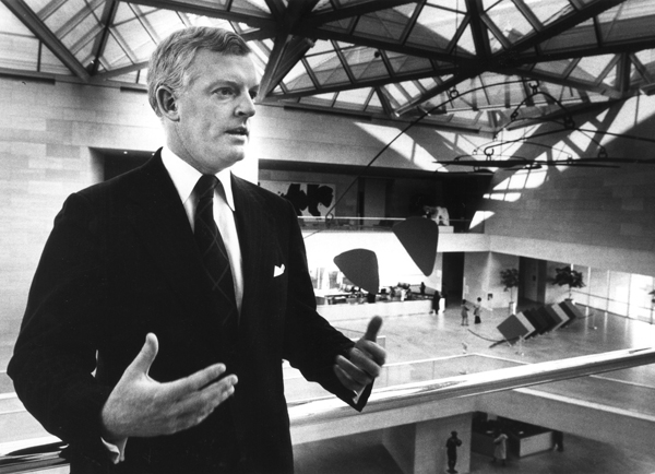 Earl A. "Rusty" Powell III, newly named director of LACMA, is shown in Washington D.C.'s National Gallery of Art in 1980.