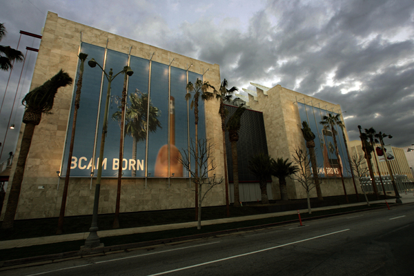 The new Broad Contemporary Art Museum on Wilshire Boulevard.