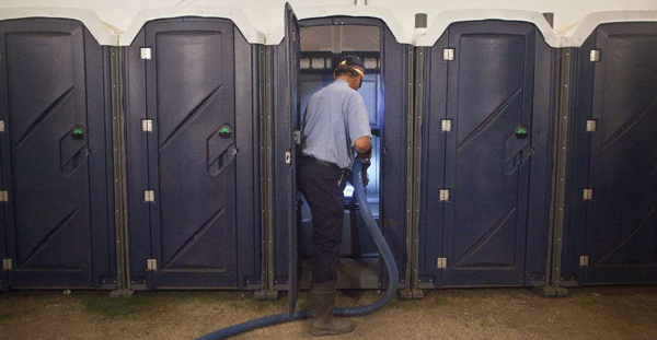 The state of Coachella restrooms, circa 2012.