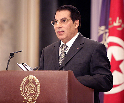 President Zine el Abidine ben Ali  in 2007.
