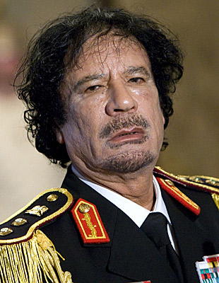 Moammar Kadafi in 2009.