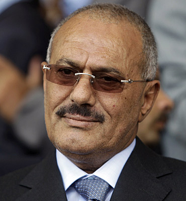 President Ali Abdullah Saleh in May 2011
