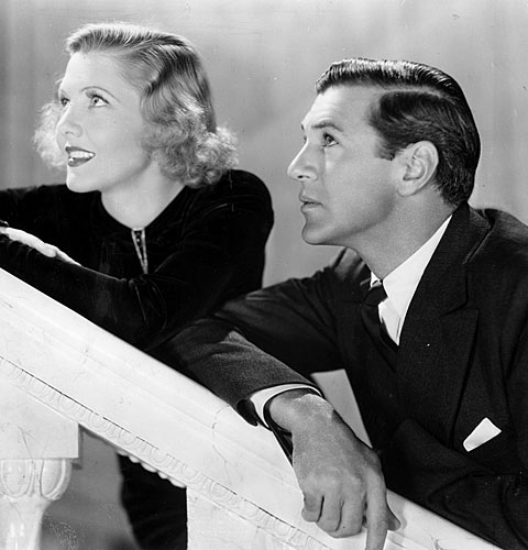 Jean Arthur and Gary Cooper in "Mr. Deeds Goes to Town"