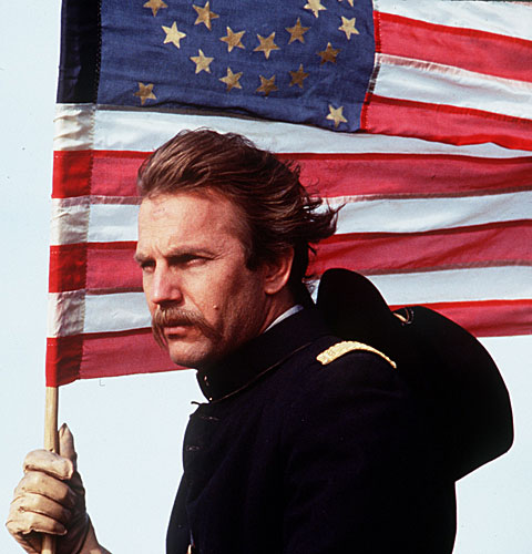 Kevin Costner in "Dances With Wolves"
