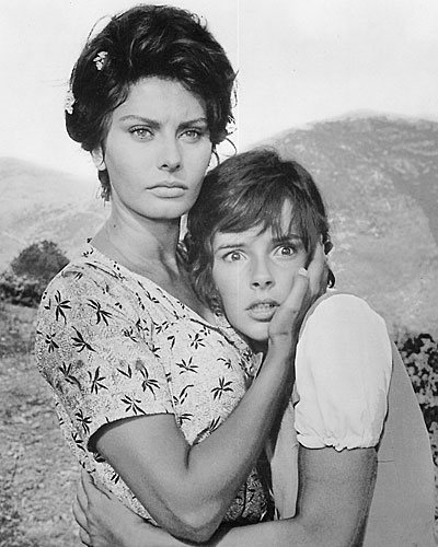 Sophia Loren, left, in "Two Women"