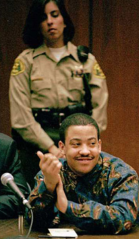 Damian Monroe Williams in court. (Dec. 7, 1993)