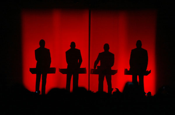 Kraftwerk performs May 1, 2004 in Indio.