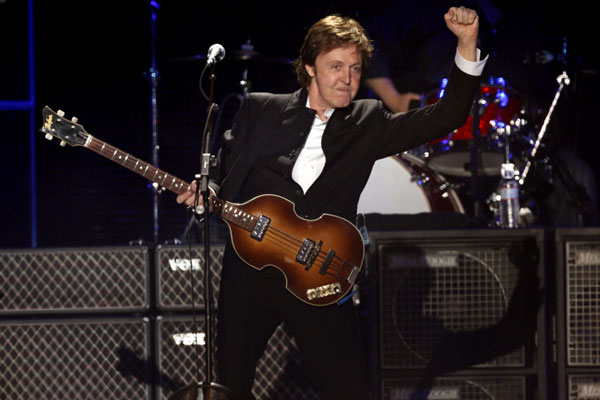 Paul McCartney goes into OT on April 17, 2009.