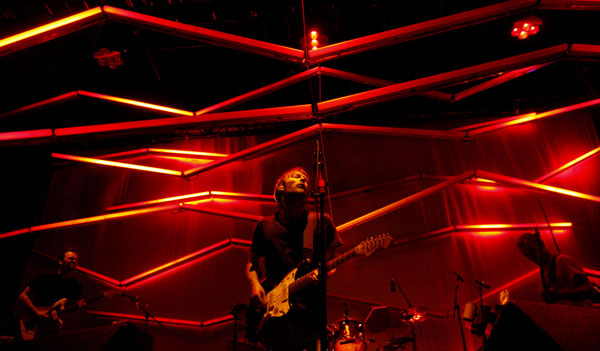 Thom Yorke plays in April 2010.