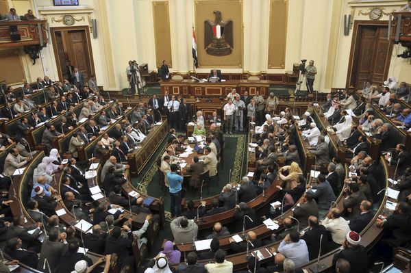 Egypt’s parliament reconvenes Tuesday in defiance of a court order. 