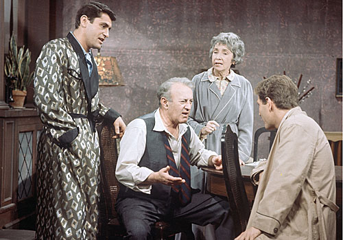 Scene from the television adaptation of "Death of a Salesman," winner of the dramatic program Emmy.