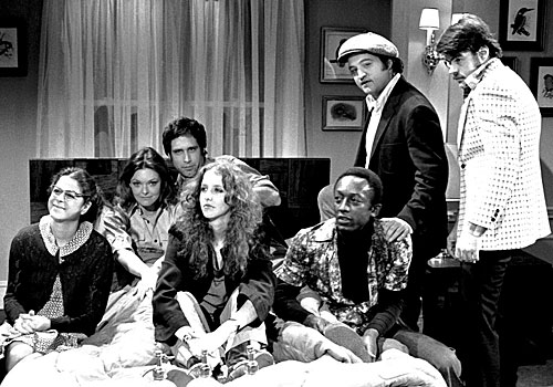 The cast from the first season of "Saturday Night Live."