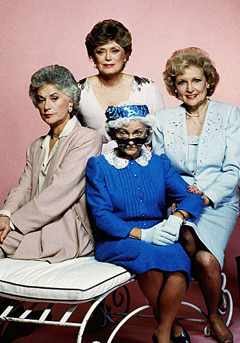 The cast of the NBC comedy "Golden Girls."