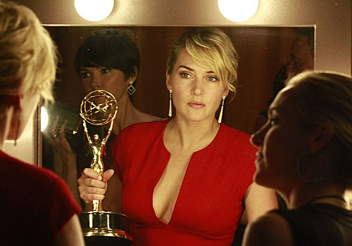Kate Winslet won for actress in a miniseries or movie for "Mildred Pierce."