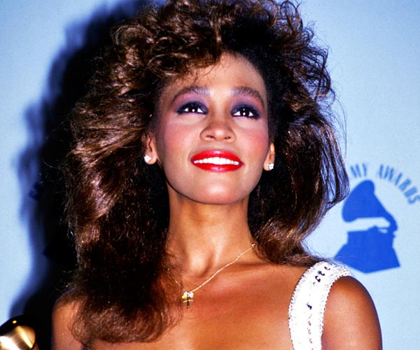 Whitney Houston, photographed at the 1986 Grammy Awards in Los Angeles.