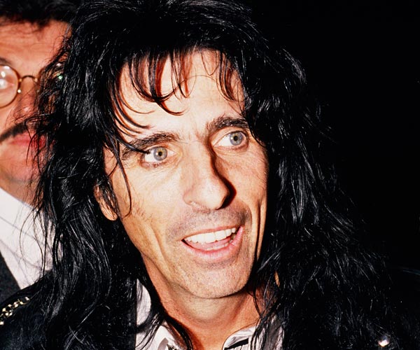 Musician Alice Cooper on the red carpet at the 1989 Grammy Awards in Los Angeles.