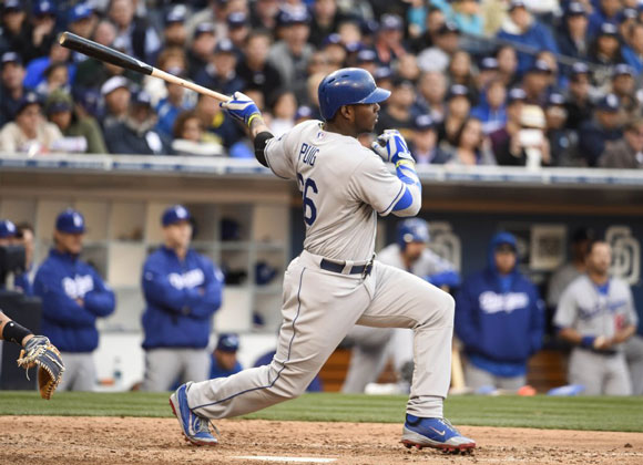 Yasiel Puig had a homer, single and two RBIs in the victory.