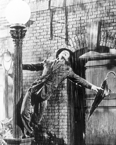 Gene Kelly in a scene from "Singin' in the Rain."