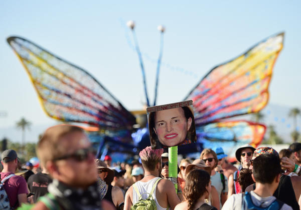 A cameo on the Coachella grounds