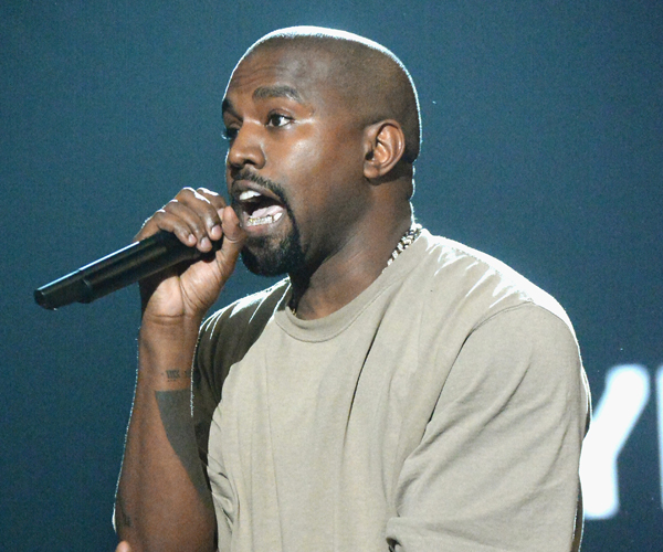 Kanye West at the 2015 Video Music Awards. 