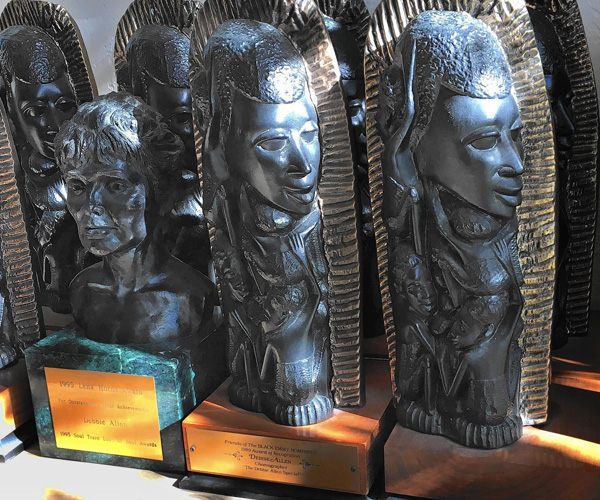 Black Oscars statues. The awards were last given in 2007.