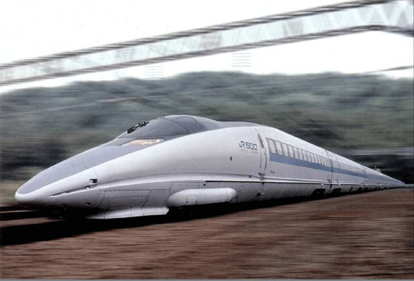 In Japan, the Shinkansen bullet train began operating in 1997.