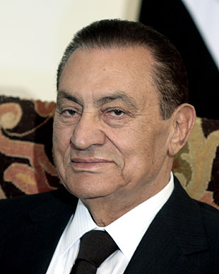 Hosni Mubarak in 2010