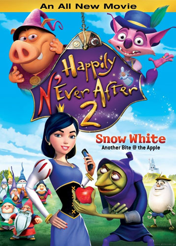 'Happily N'Ever After 2: Snow White" on DVD.