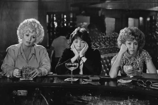 Office workers Dolly Parton, Lily Tomlin and Jane Fonda commiserate over drinks in "9 to 5."