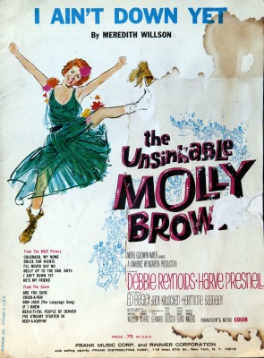 Movie poster on display at the Molly Brown House Museum in Denver.