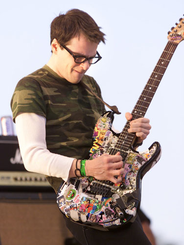 Rivers Cuomo of Weezer on April 28, 2001.