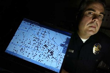 Jeffrey Godown, former LAPD crime data analysis director, in 2009.