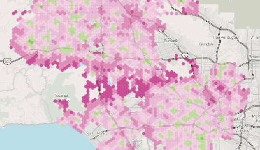 The Times' online map of LAFD response times allows Angelenos to see how fast the department was where they live. 