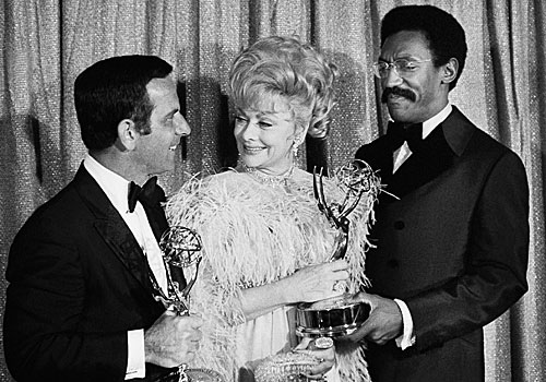 Don Adams, Lucille Ball and Bill Cosby, all of whom won Emmys for outstanding performance.