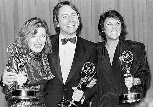 Emmy winners Jane Curtin, left, John Ritter and Tyne Daly.