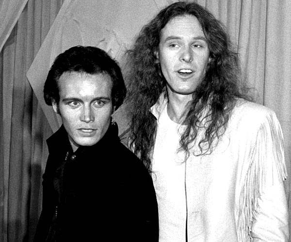 Adam Ant and Ted Nugent attend the Grammy Awards in 1982 at the Shrine Auditorium in Los Angeles.