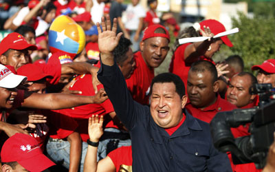 Chavez is seen in September 2012.